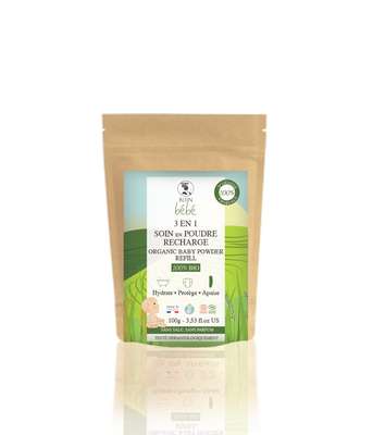 Poudre de soin 3 en 1 bébé recharge, Bijin (100 g)