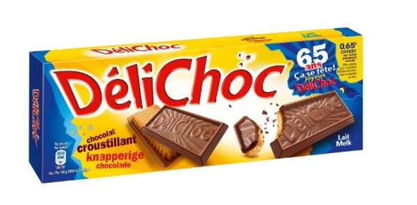 Biscuit Délichoc chocolat au lait, Delacre (150 g)