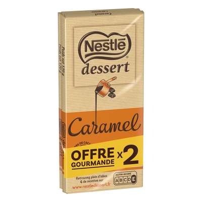 Chocolat au lait caramel, Nestlé Dessert (2 x 170 g)