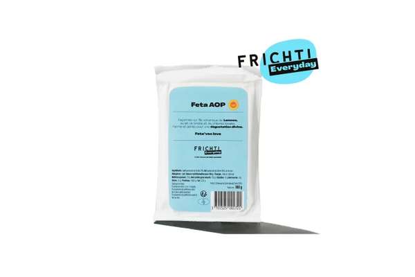 Feta AOP gastronomique grecque de l’ile de Lemnos, Frichti (180 g)