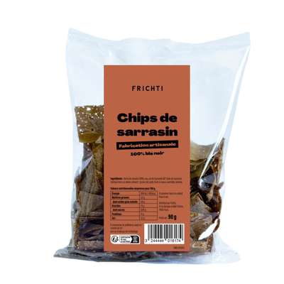 Chips de sarrasin 100% blé noir, Frichti (90 g)