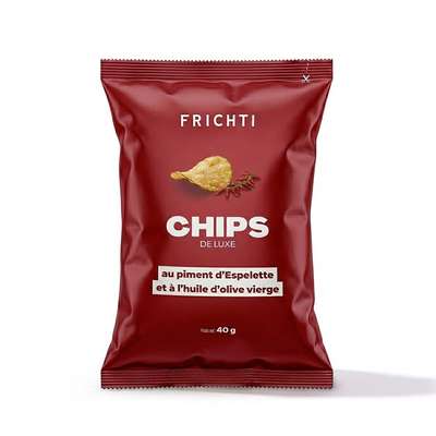 Chips au piment d’Espelette et à l’huile d’olive vierge, Frichti (40 g)