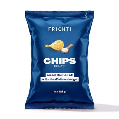 Chips au sel de mer et à l’huile d’olive vierge, Frichti (125 g)