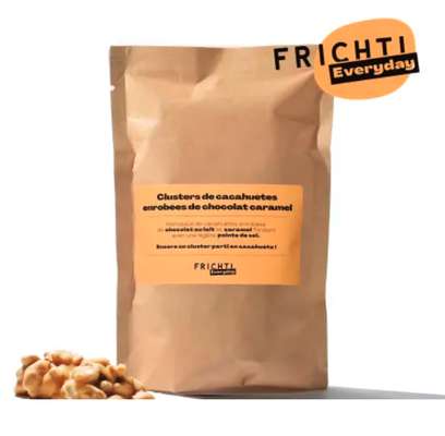 Clusters cacahuète, chocolat, caramel et sel, Frichti (90 g)