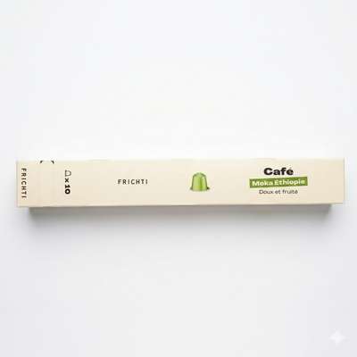 Café capsule Moka Ethiopie, Frichti (x 10, 53 g)
