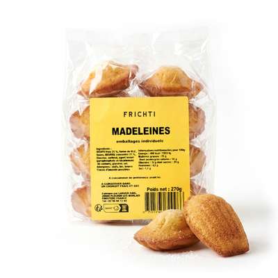 8 Madeleines pur beurre, Frichti (270 g)