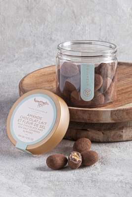 Amande chocolat au lait et fleur de sel, Yann Couvreur (115 g)