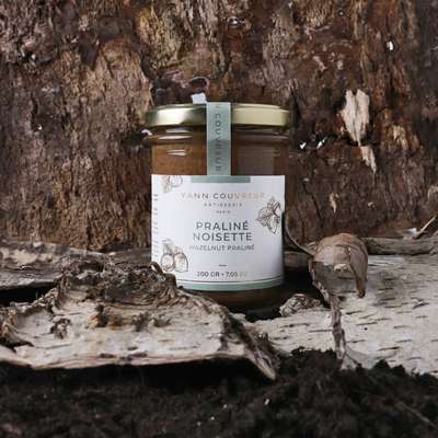 Crème praliné noisette à tartiner, Yann Couvreur (180 g)