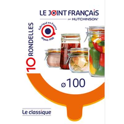 Rondelles Classic pour conserves Ø100, Le joint français by Hutchinson (x 10 unités)