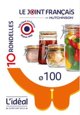 Rondelles L'idéal pour conserves Ø100, Le joint français by Hutchinson (x 10 unités)