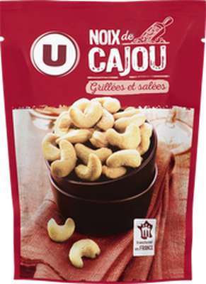 Noix de cajou grillées salées, U (100 g)