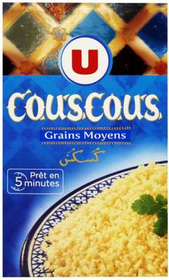 Graine de couscous grains moyens, U (1 kg)