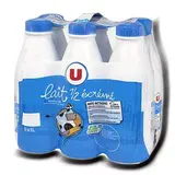 Pack de lait demi-écrémé UHT Bleu Blanc Coeur, U (x 6, 1 L)