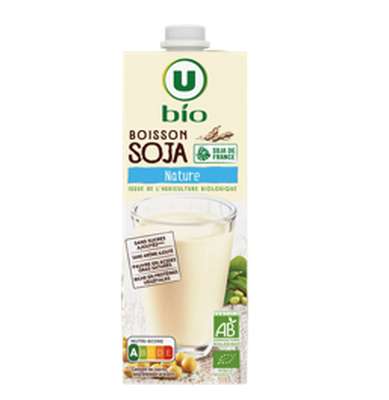 Boisson végétale soja nature BIO, U (1 L)