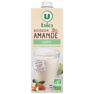 Boisson végétale amande légère BIO, U (1 L)