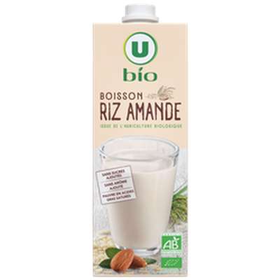 Boisson végétale riz amande BIO, U (1 L)