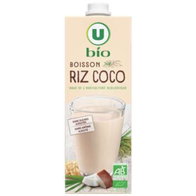 Boisson riz coco, U Bio  (1 L)