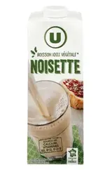 Boisson végetale saveur noisette, U (1 L)