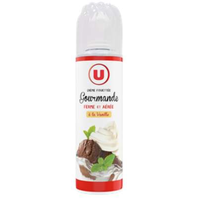 Crème fouettée gourmande à la vanille 27%MG, U (250 g)