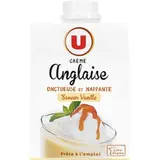 Crème anglaise saveur vanille UHT, U (50 cl)