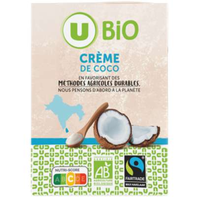Crème de coco BIO, U (200 ml)