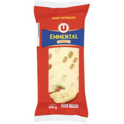 Emmental français pasteurisé, U (400 g)