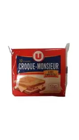Fromage à l'emmental pour croque monsieur, U (10 tranches, 200 g)