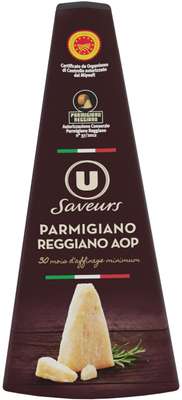 Parmigiano Reggiano AOP 30 mois, U Saveurs (150 g)