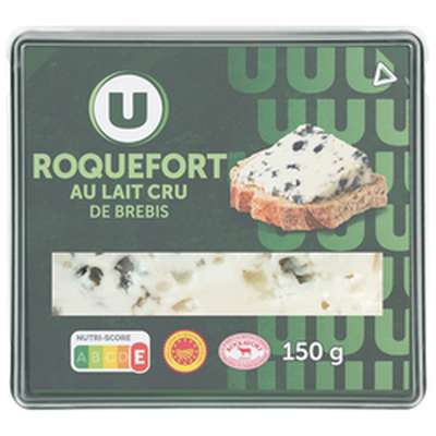 Roquefort au lait cru de brebis AOP, U (150 g)