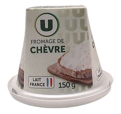 Fromage Pyramide de chèvre frais au lait pasteurisé, U (150 g)