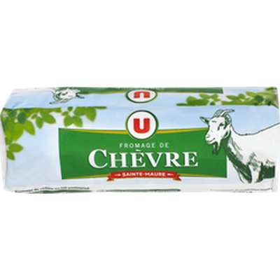 Fromage au lait de chèvre pasteurisé Sainte Maure, U (300 g)