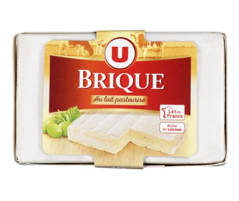 Brique au lait de vache pasteurisé, U (200 g)
