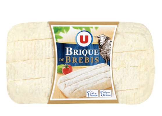 Brique de fromage au lait de brebis pasteurisé, U (150 g)