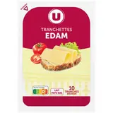 Edam en tranchettes au lait pasteurisé  24%MG, U (x 10, 200 g)