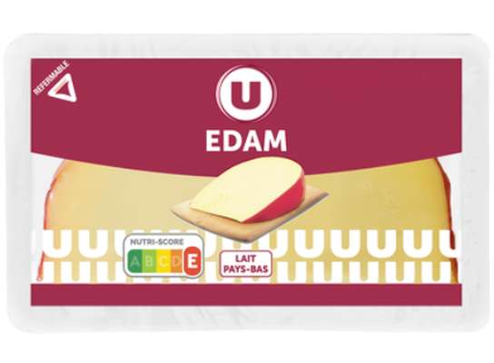 Edam au lait pasteurisé 24%MG, U (250 g)