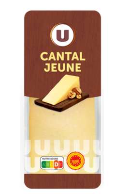 Cantal jeune AOP au lait pasteurisé, U (200 g)