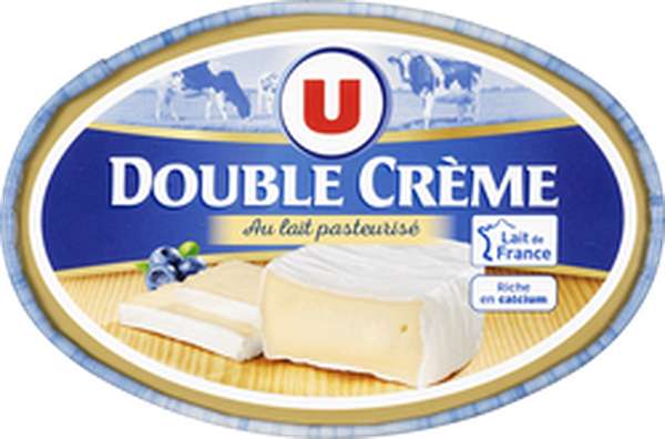 Fromage double crème au lait pasteurisé, U (300 g)