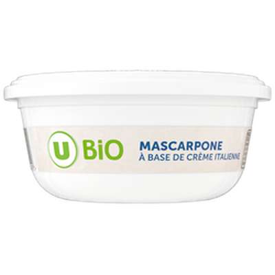 Mascarpone à base de crème italienne BIO, U (250 g)