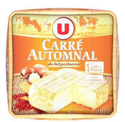 Fromage au lait pasteurisé Carré Automnal, U (220 g)