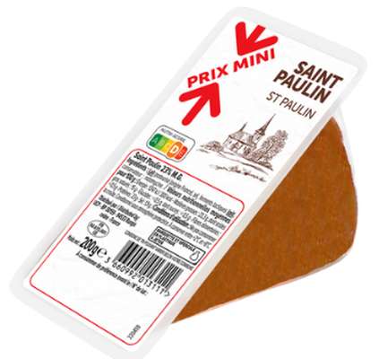 Saint Paulin 23%mg, Prix Mini (200 g)