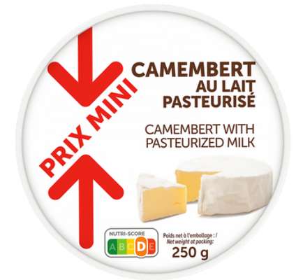 Camembert, Prix Mini (250 g)