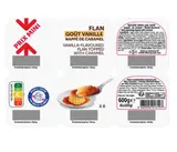 Flan goût vanille nappé de caramel, Prix Mini (6 x 100 g)