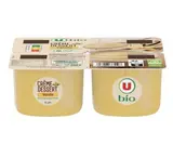 Crème dessert vanille BIO, U BIO (4 x 95 g)