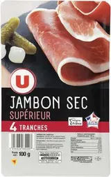 Jambon sec supérieur, U (x 4, 100 g)