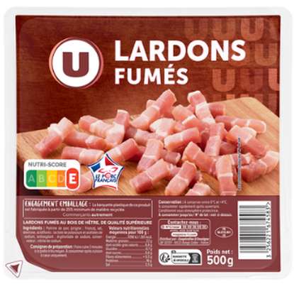 Lardons fumés, U (500 g)