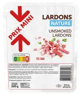 Lardons nature, Prix Mini (200 g)