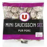 Saucisson sec pur porc Mini Croque, U (130 g)