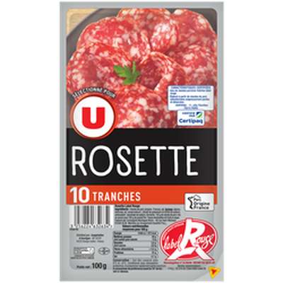 Rosette Label Rouge, U (10 tranches, 100 g)