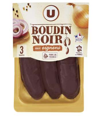 Boudin noir aux oignons, U (x 3, 375 g)