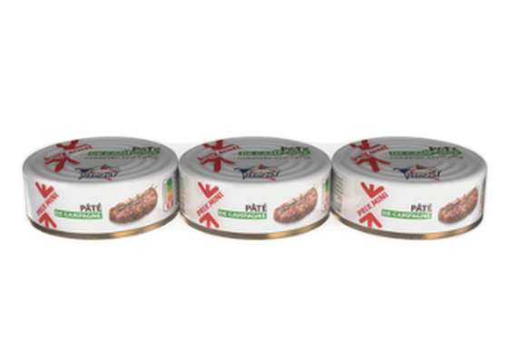 Pâté de campagne, Prix Mini (x 3, 234 g)